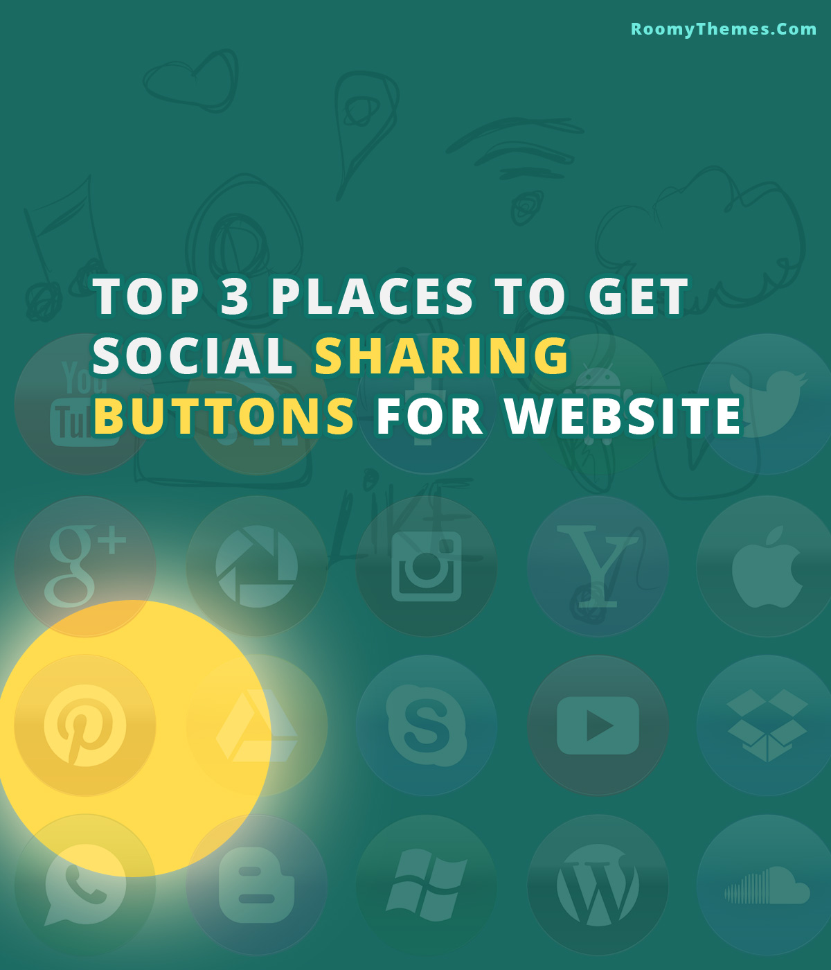 top 3 places to get social sharing buttons