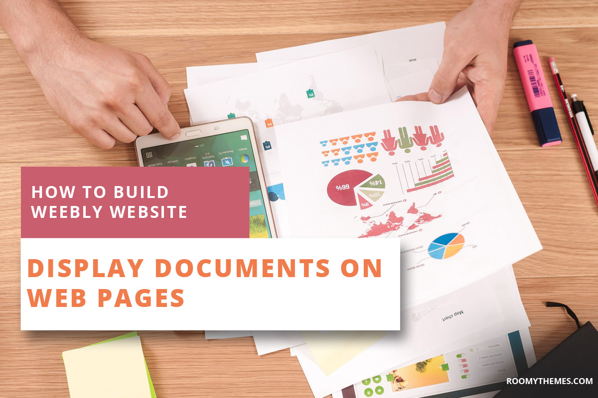 how to build weebly website - display documents on pages