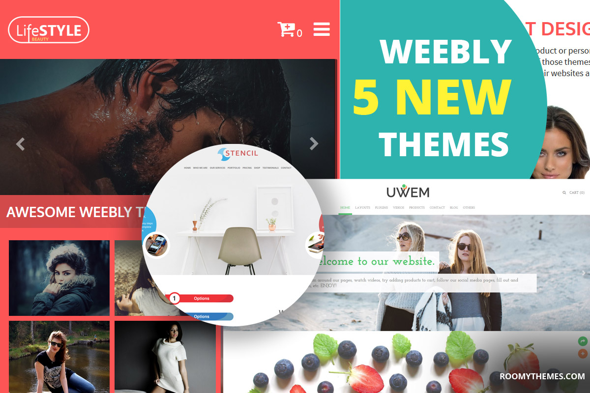 5 new weebly themes to download