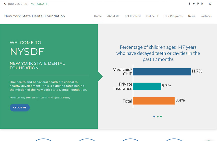 example website by NYSDF made with Edet Law theme