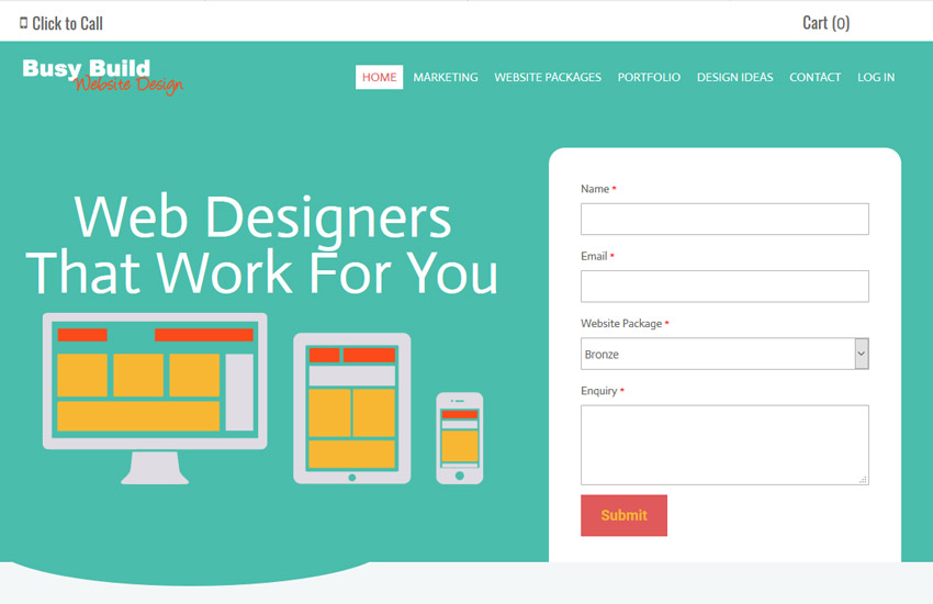 Busy build websites made using Roomy Themes