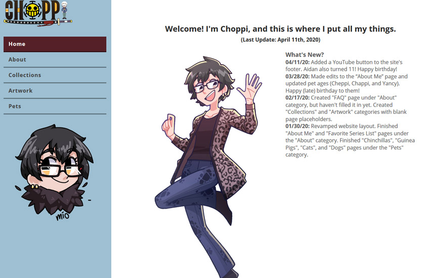 choppi website made with ePage theme