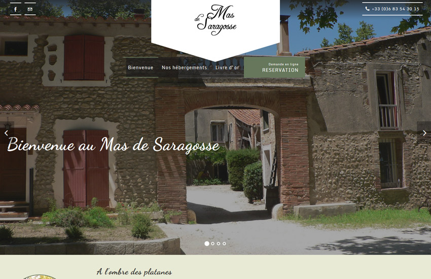 demas-saragosse website made with Roomy Themes