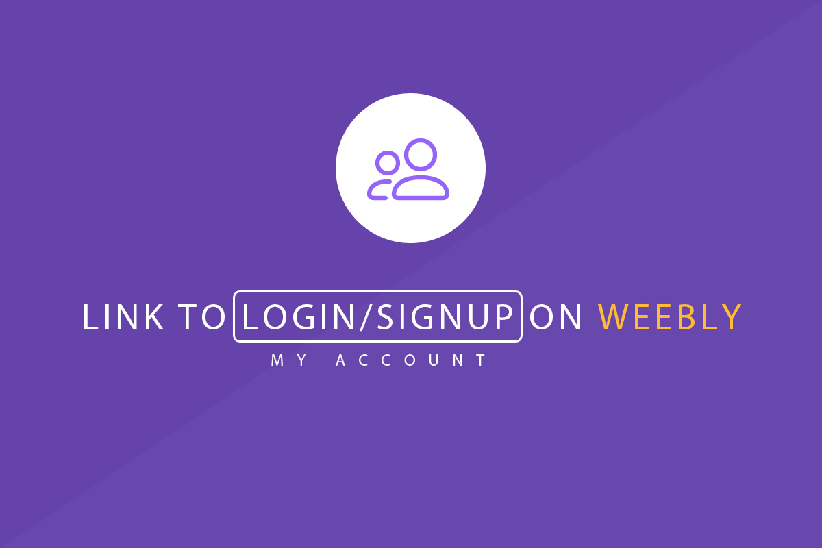 link to weebly website login and signup account