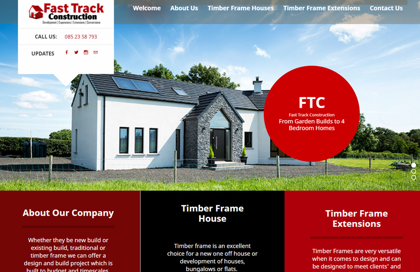 Fast track construction website made with Dentist weebly template by Roomy Themes